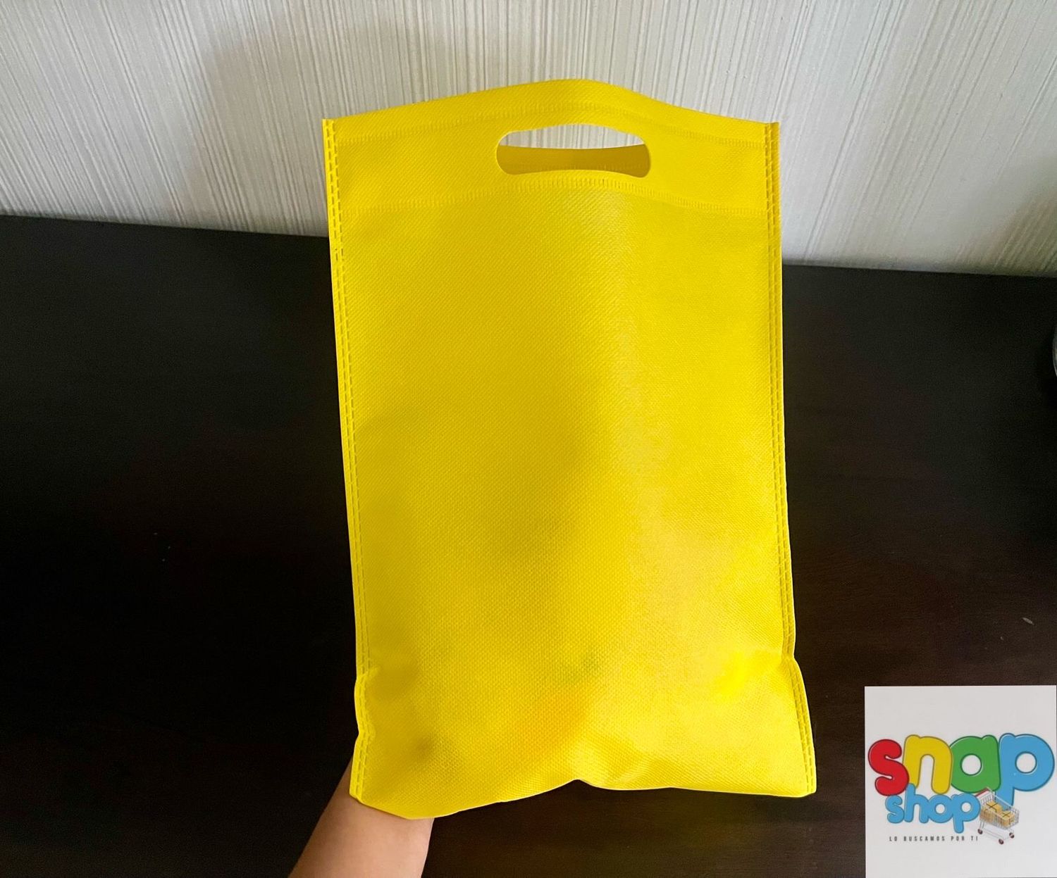 Paquete 10 Bolsa ecológica amarilla