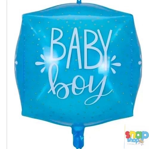 Globo cubo Baby Boy