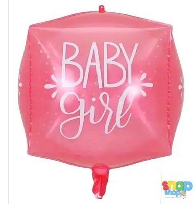 Globo Cubo Baby Girl