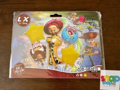 Set de 5 globos Jessie Toy Story
