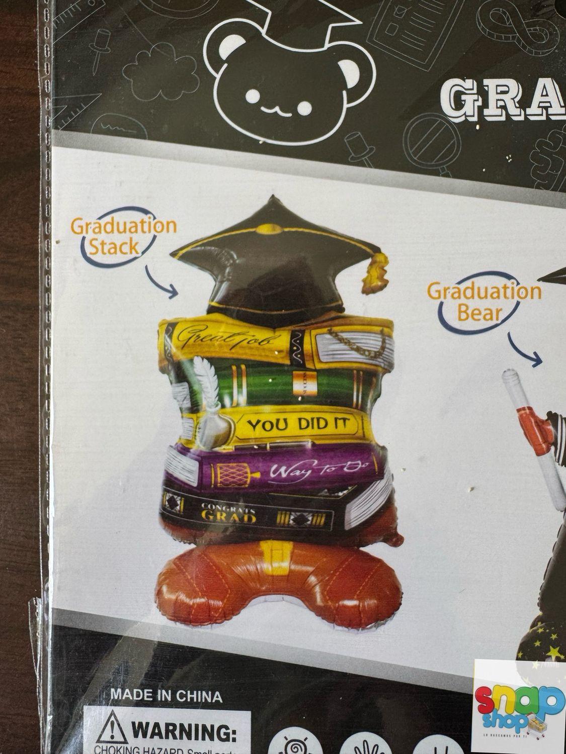 Globo de piso XL Graduación 🎓