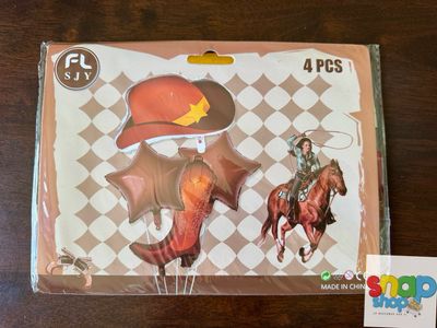 Set de globos vaquero 🤠 👢