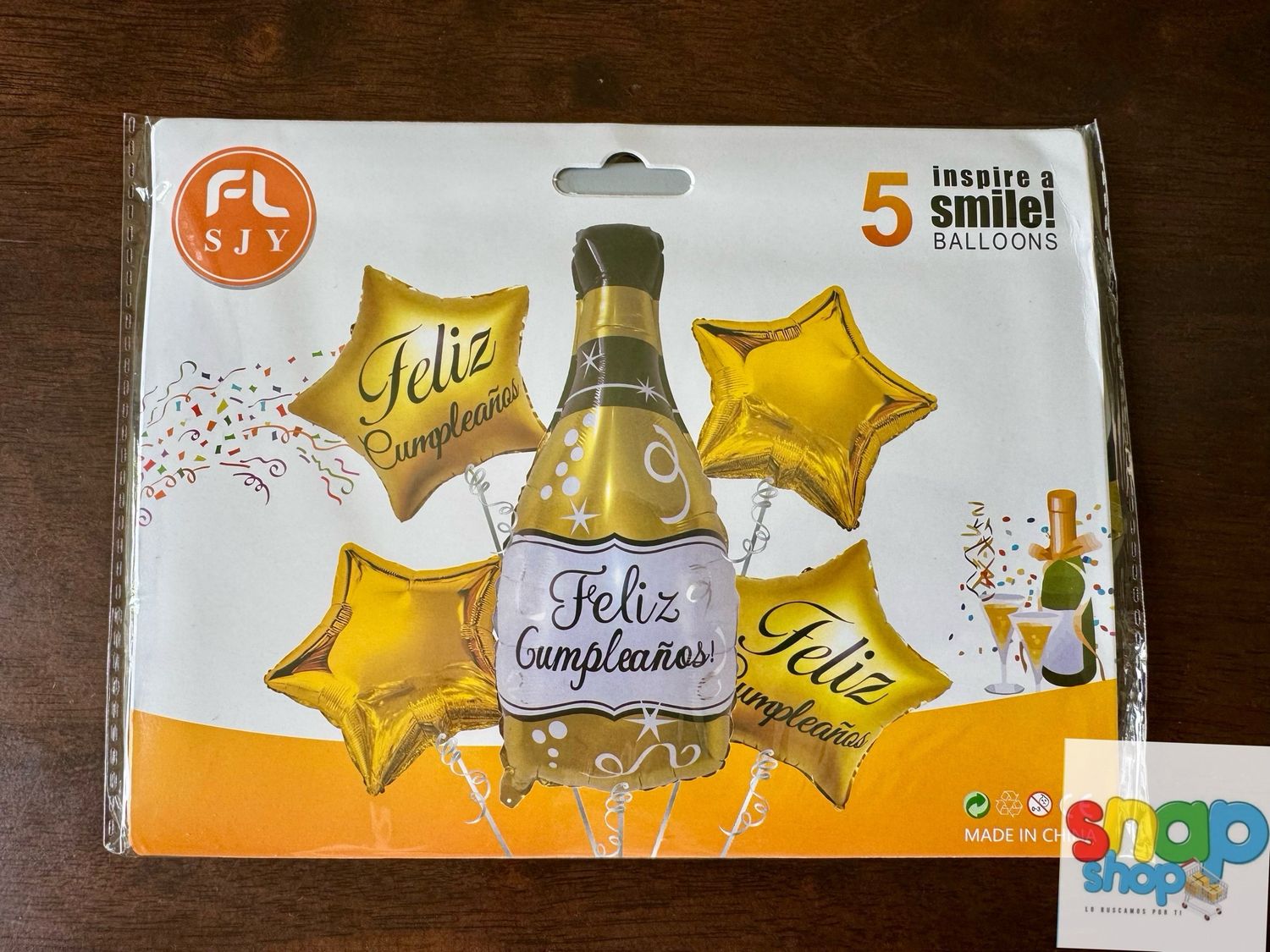 Set 5 globos botella de Champán 🍾