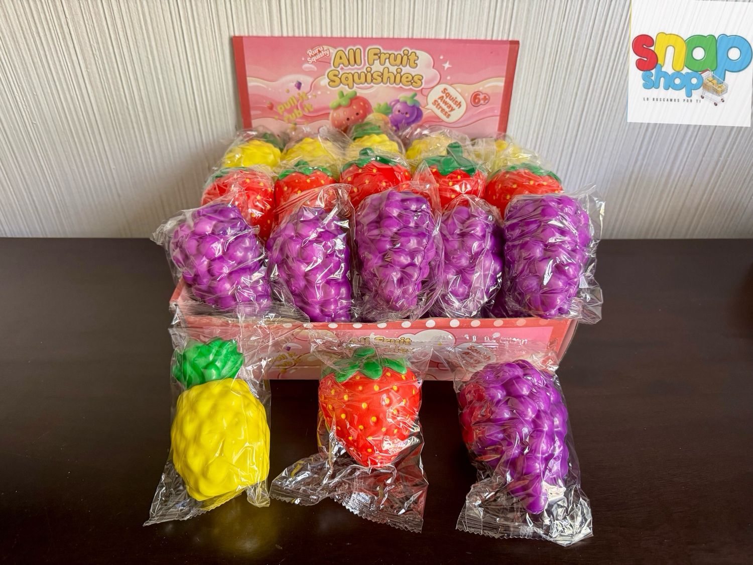 Squishy frutas 🍇 🍓 🍍