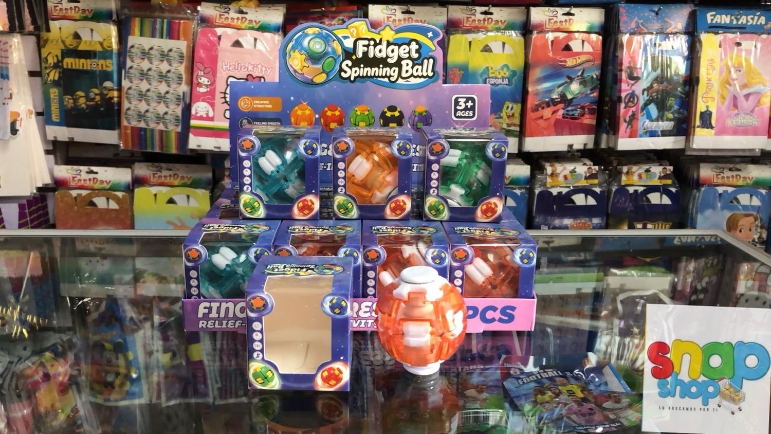 Spinner con luz
