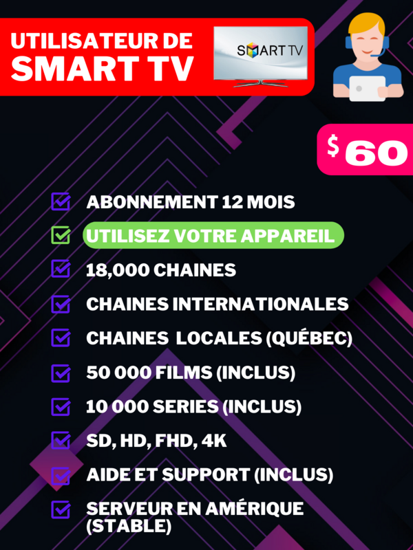 Abonnement - Smart TV