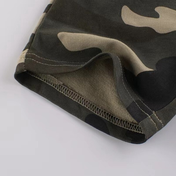 Boys Camo Shorts Green