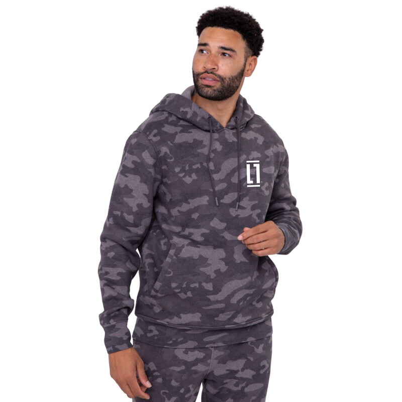 Camo Flag Sleeve Hoodie
