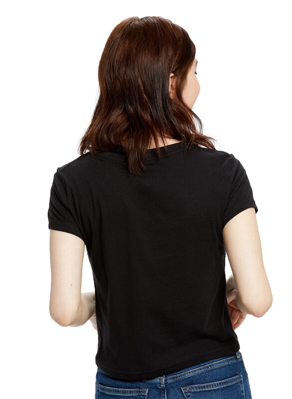 Womens Crop Sexy Conservative T-shirt