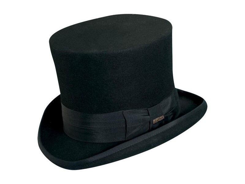 Mad Hatter Wool Felt Top Hat