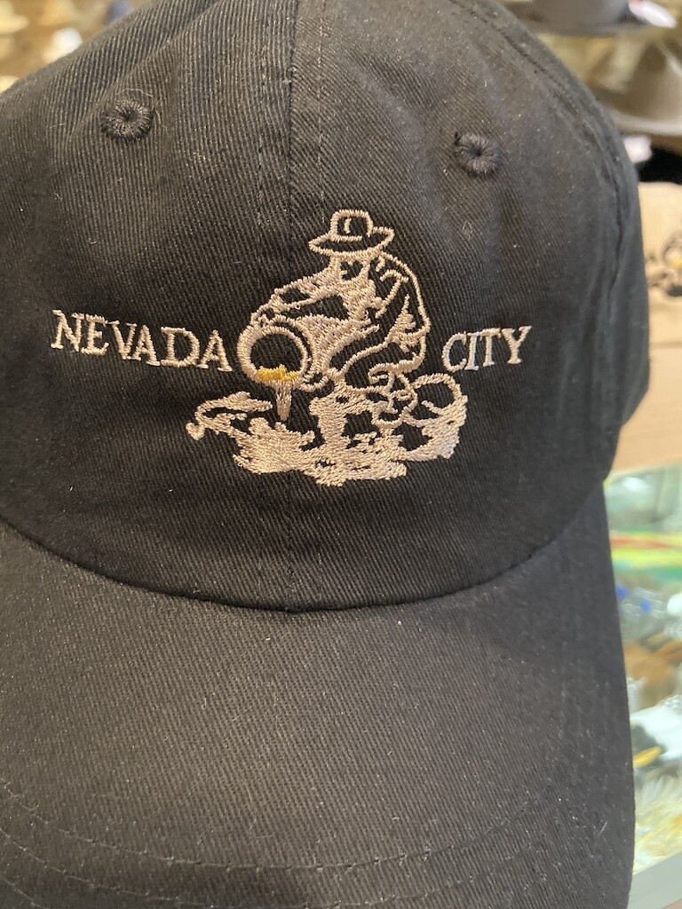 Nevada City Gold Miner Embroidered Baseball Cap