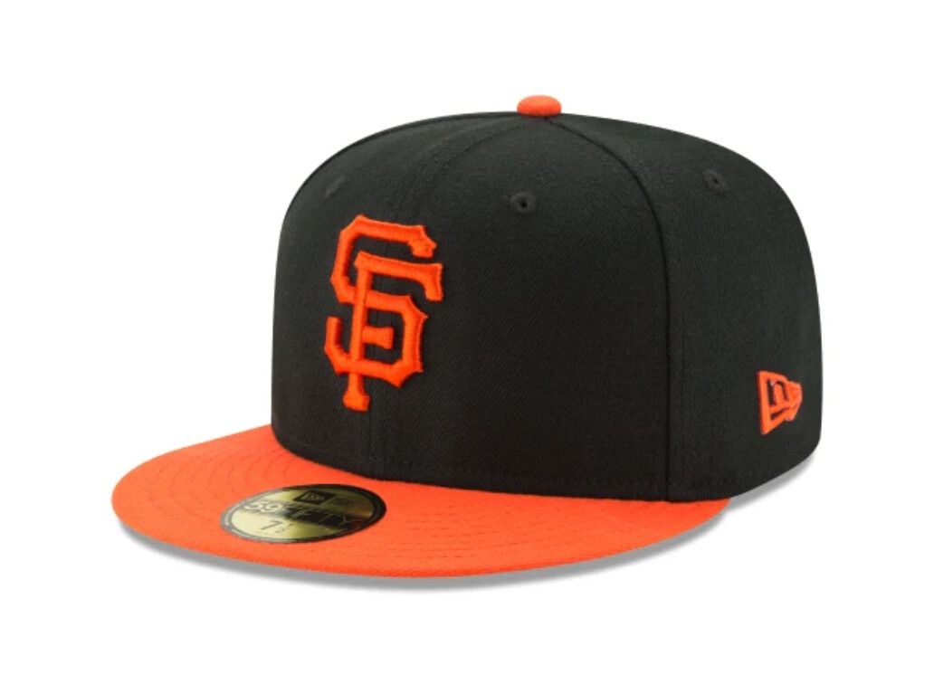 San Francisco Giants Fitted Cap - Black/Orange