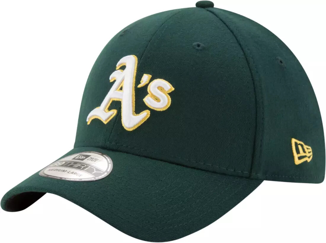 Oakland Athletics 39Thirty Team Classic Green Stretch Fit Hat