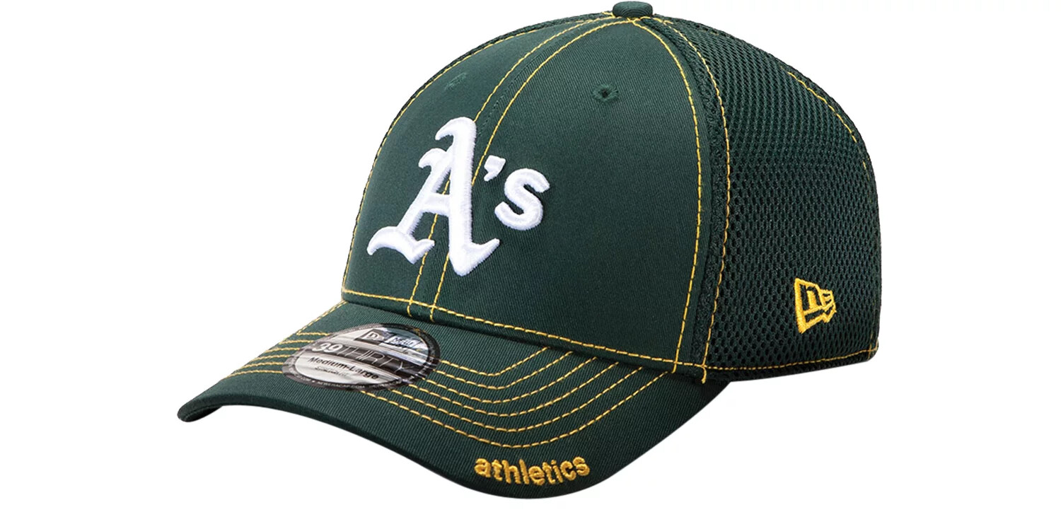 Oakland Athletics 39Thirty Green Neo Stretch Fit Hat