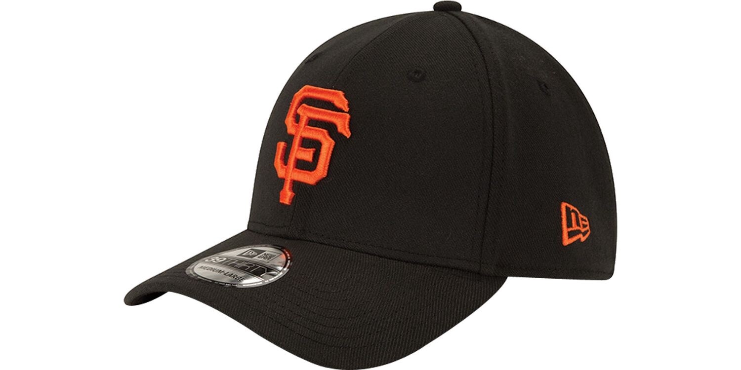 San Francisco Giants 39Thirty Team Classic Black Stretch Fit Hat