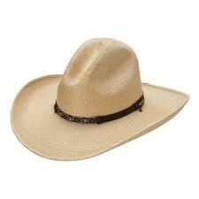 Calhoun Palm Straw Gus Western Hat, Size: Small