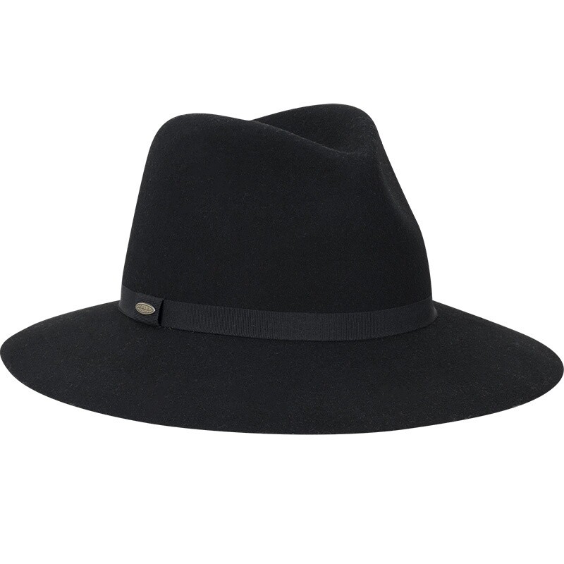 Xenia Wool Felt Safari w/ Earflaps, Size: O/S, Colour: Black