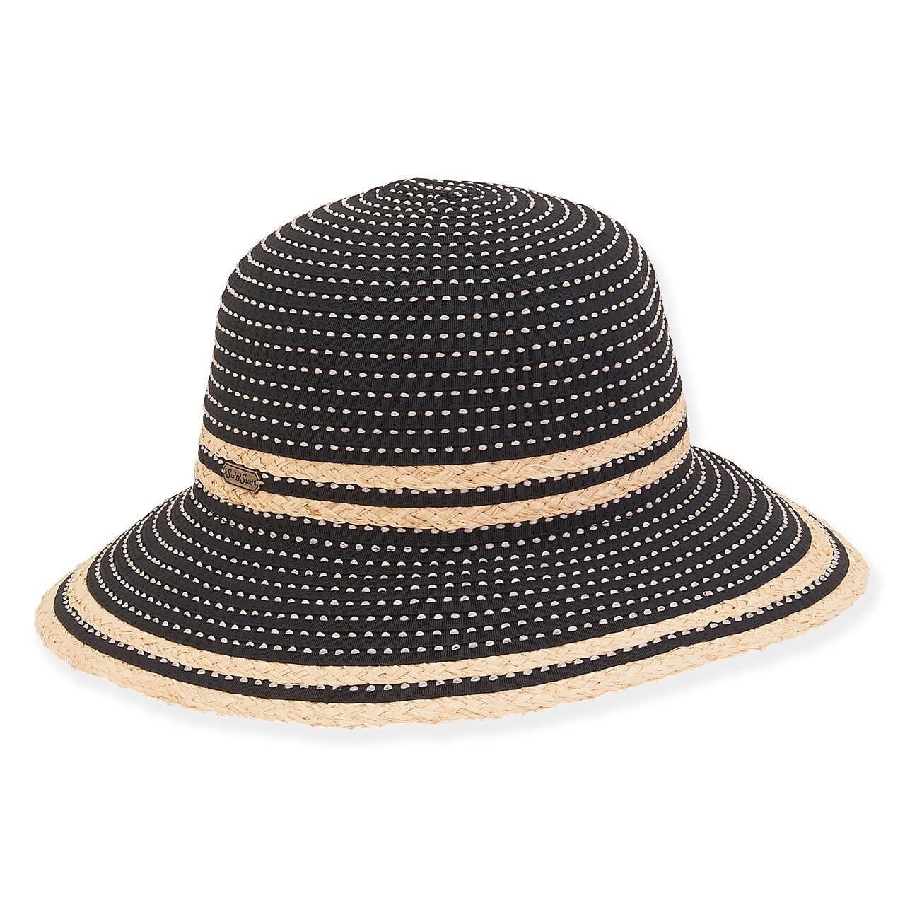 HH2719 Ribbon Bucket Hat, Size: O/S, Colour: Black