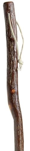 Natural Hickory Hiking Staff