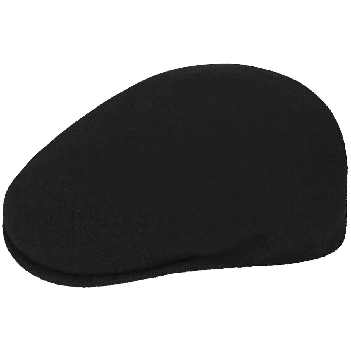 Wool 504 Kangol Cap, Colour: Black, Size: Small