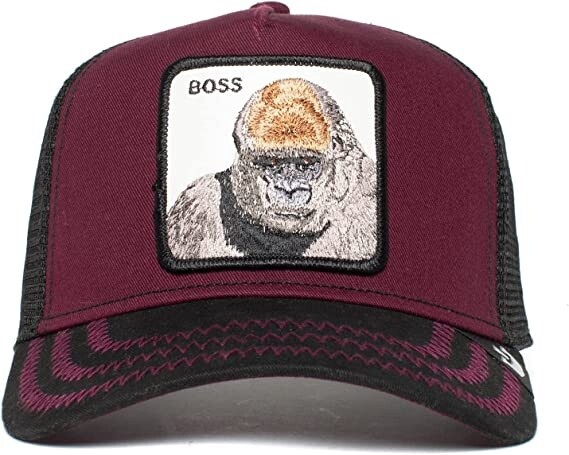 The Boss Animal Farm Snapback Trucker - Wine