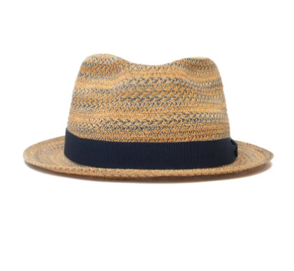 Talum Straw Fedora, Size: Small, Colour: Tan