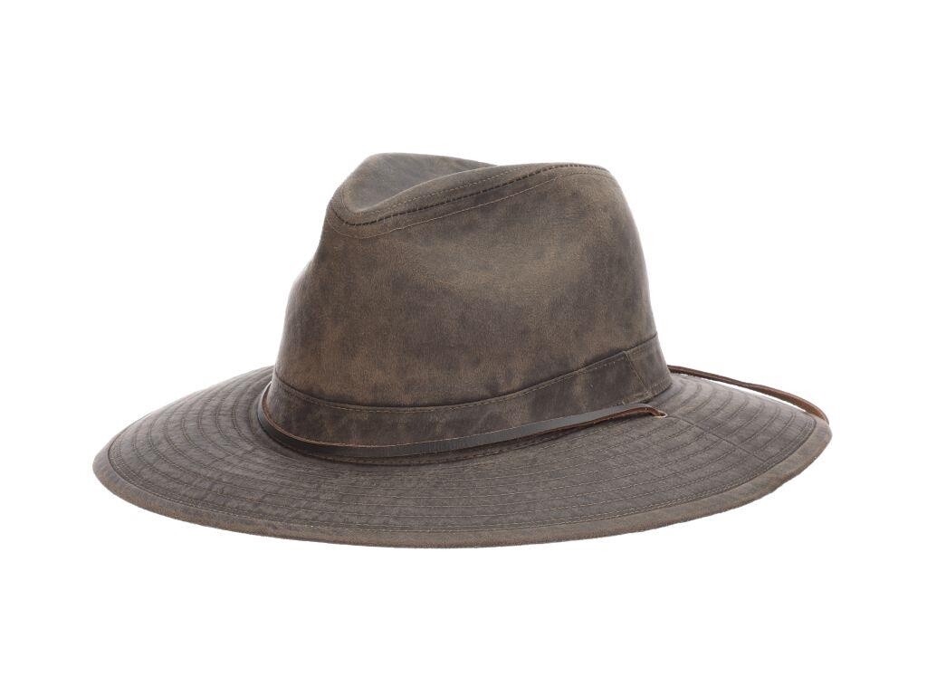 Guyana Weathered Cotton Safari, Colour: Loden, Size: Medium