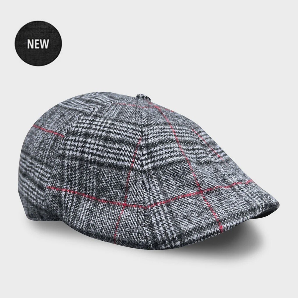 The Sunday Boston Scally -Black Smoke &amp; Red, Size: Small