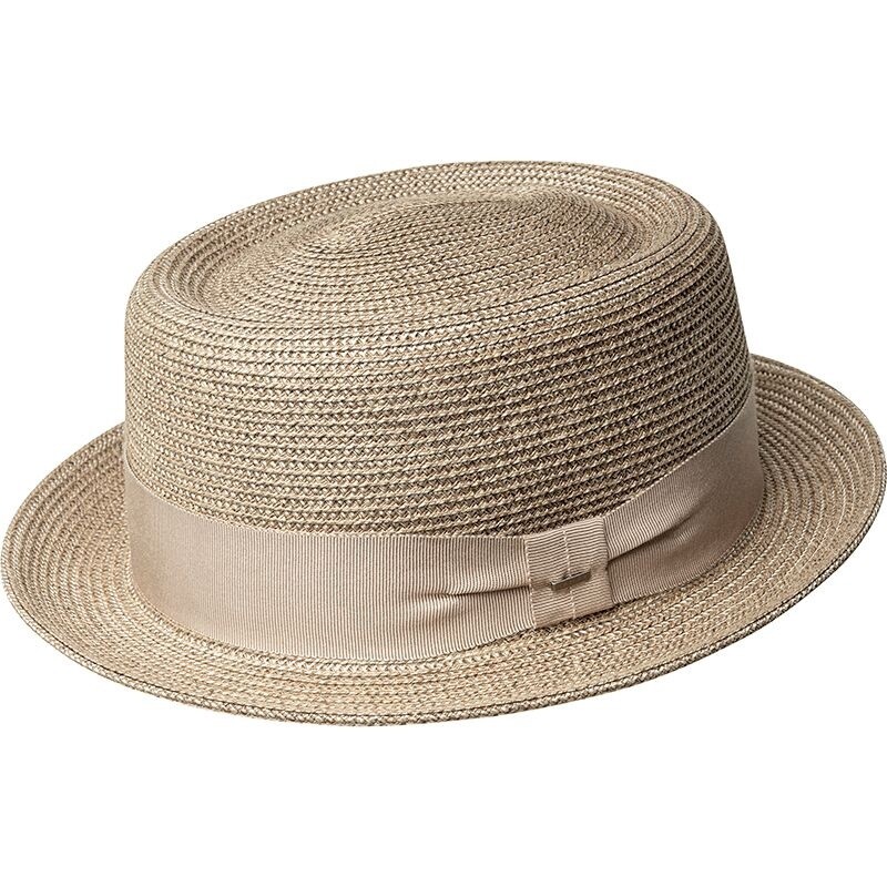 Waits Pork Pie Hat, Colour: Unbleached, Size: Small