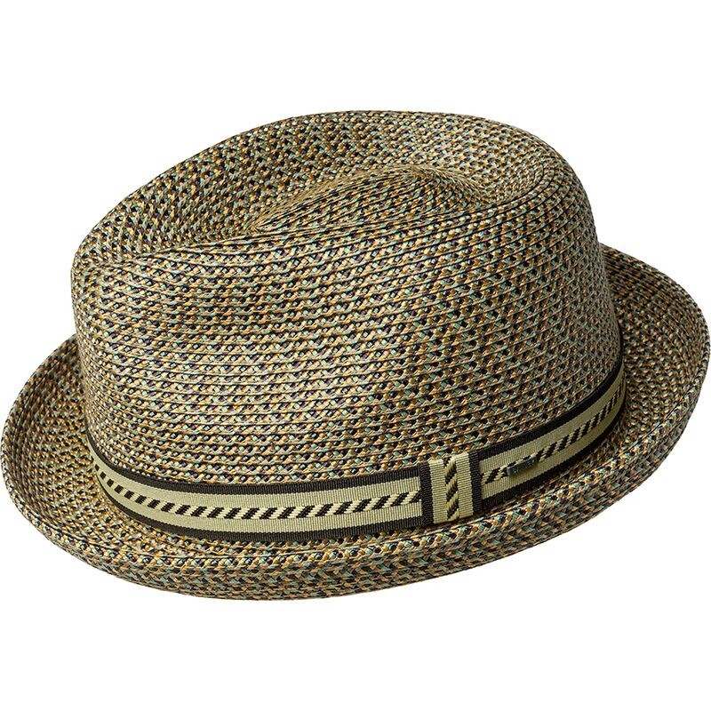 Mannes Polybraid Teardrop Crown Hat, Colour: Honey, Size: Small