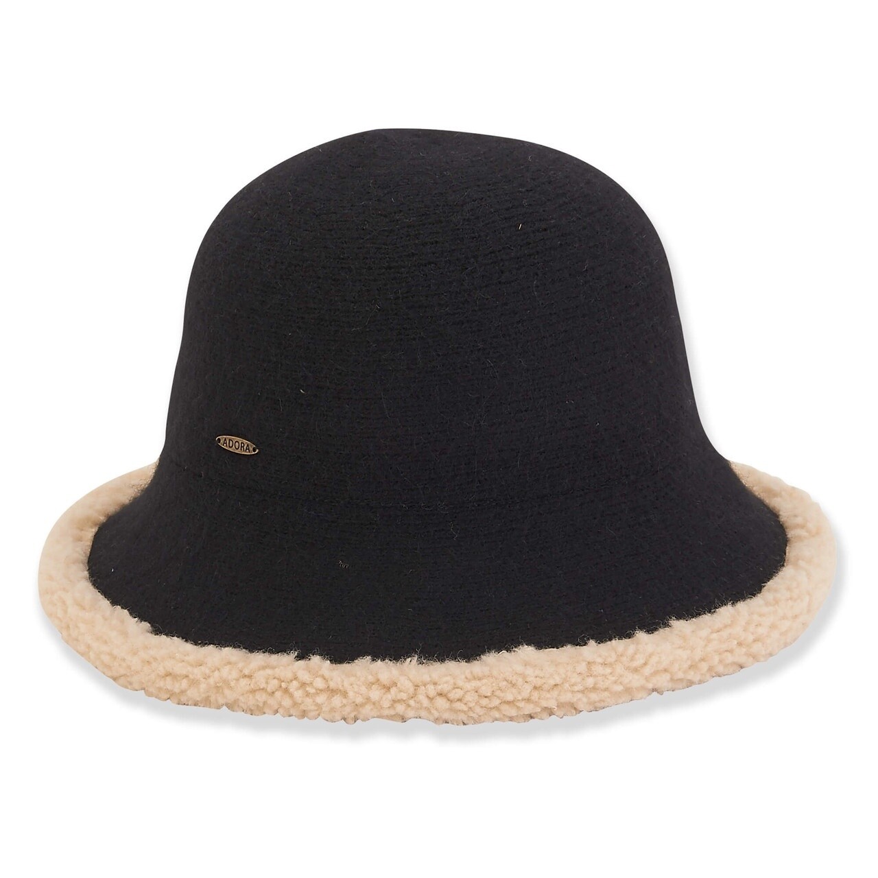 AD1337 Wool Cloche, Size: O/S, Colour: Black