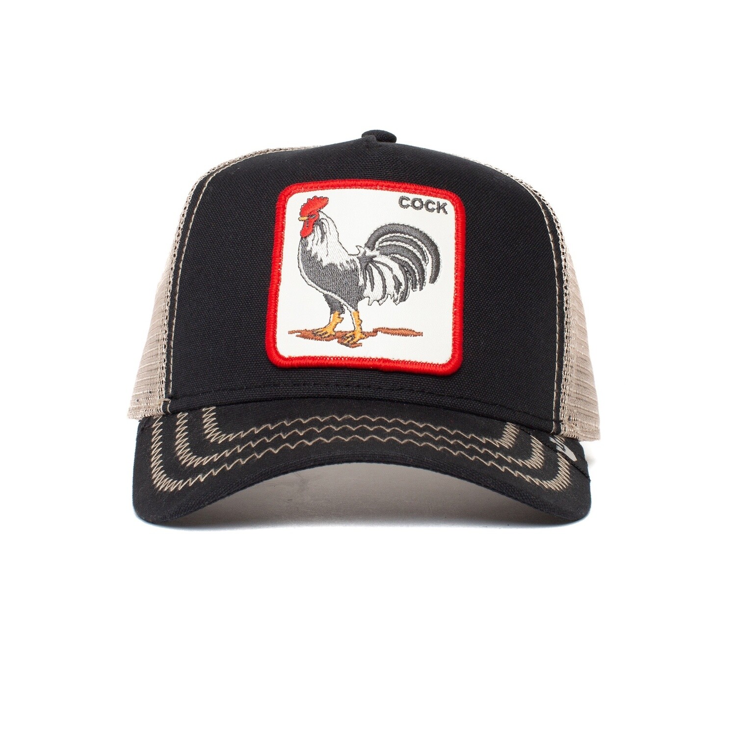 The Cock Animal Farm Snpaback Trucker - Black