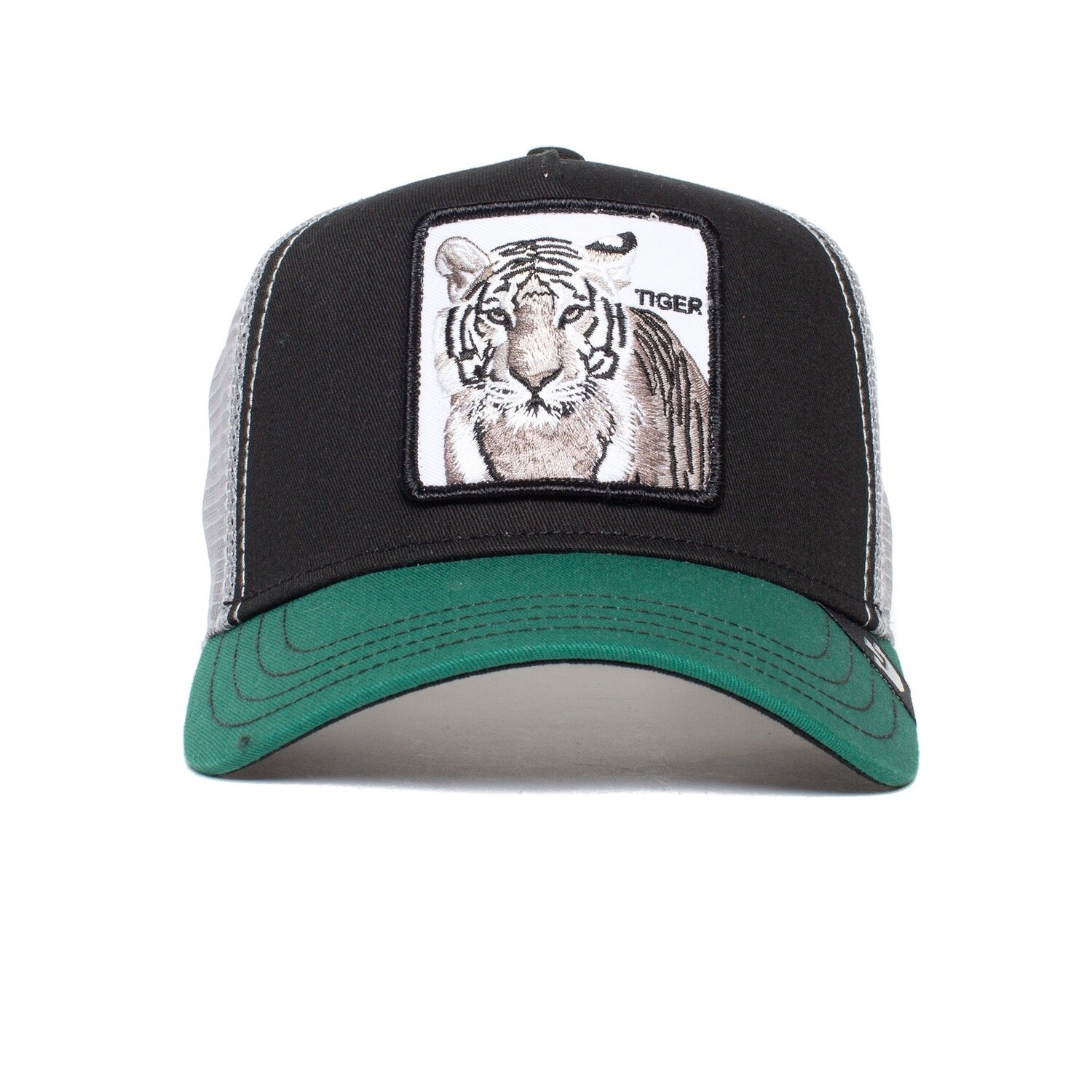The White Tiger Animal Farm Snpaback Trucker - Dark Green