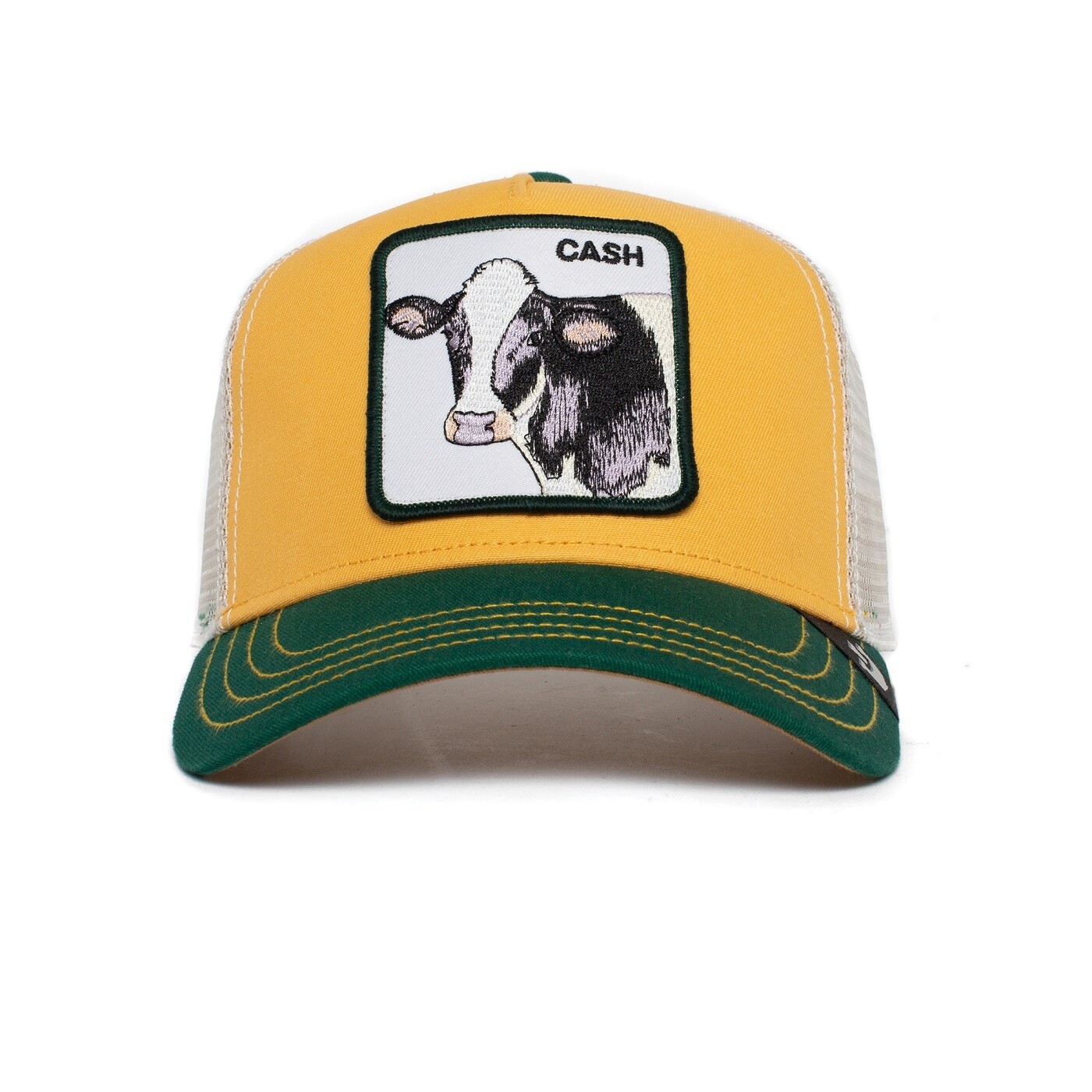 The Cash Cow Animal Farm Snpaback Trucker - Yellow
