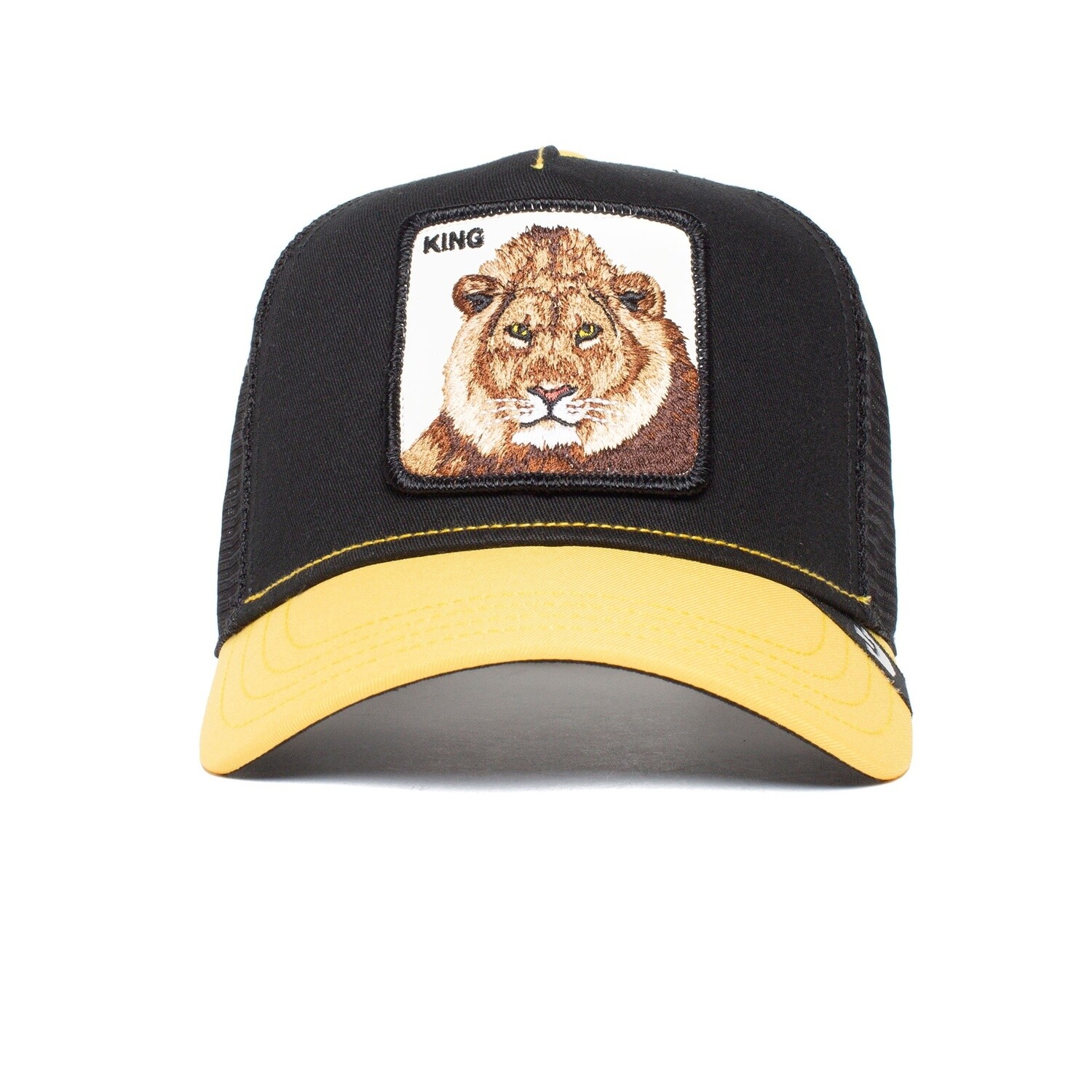 The King Lion Animal Farm Snpaback Trucker - Gold