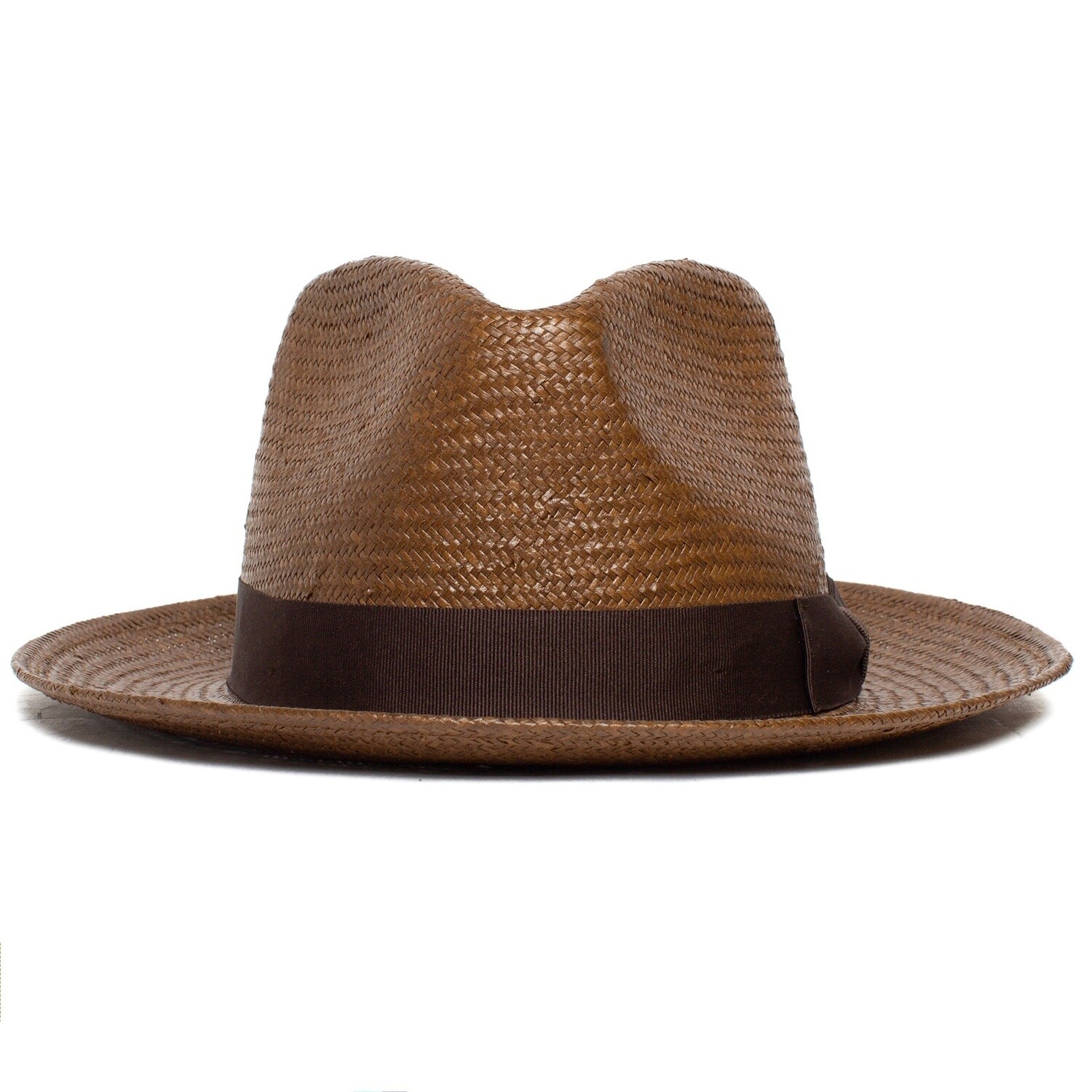First and Foremost Straw Fedora | Brown, Size: Medium