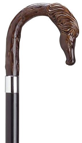 Decorative European Horse Head Crook Handle