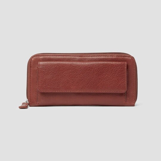 1251 | Zip Around Wallet Zipper Clutch | RFID