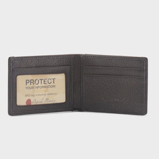 1176 | RFID ID Ultra Mini Wallet, Colour: Black/Grey