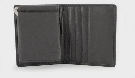 1239 | RFID Removable Money Clip Billfold, Colour: Black