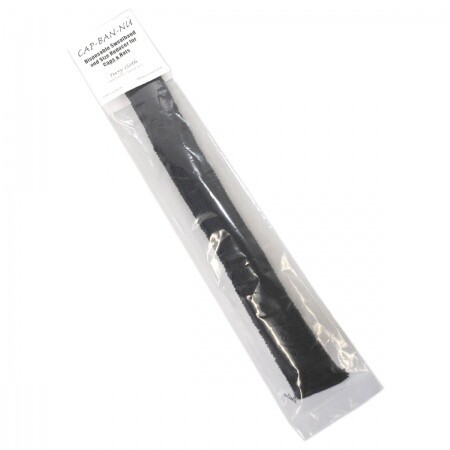 Terry Cloth Disposable Sweatband and Size Reducer | 1 Full Size, Size: O/S, Colour: Black