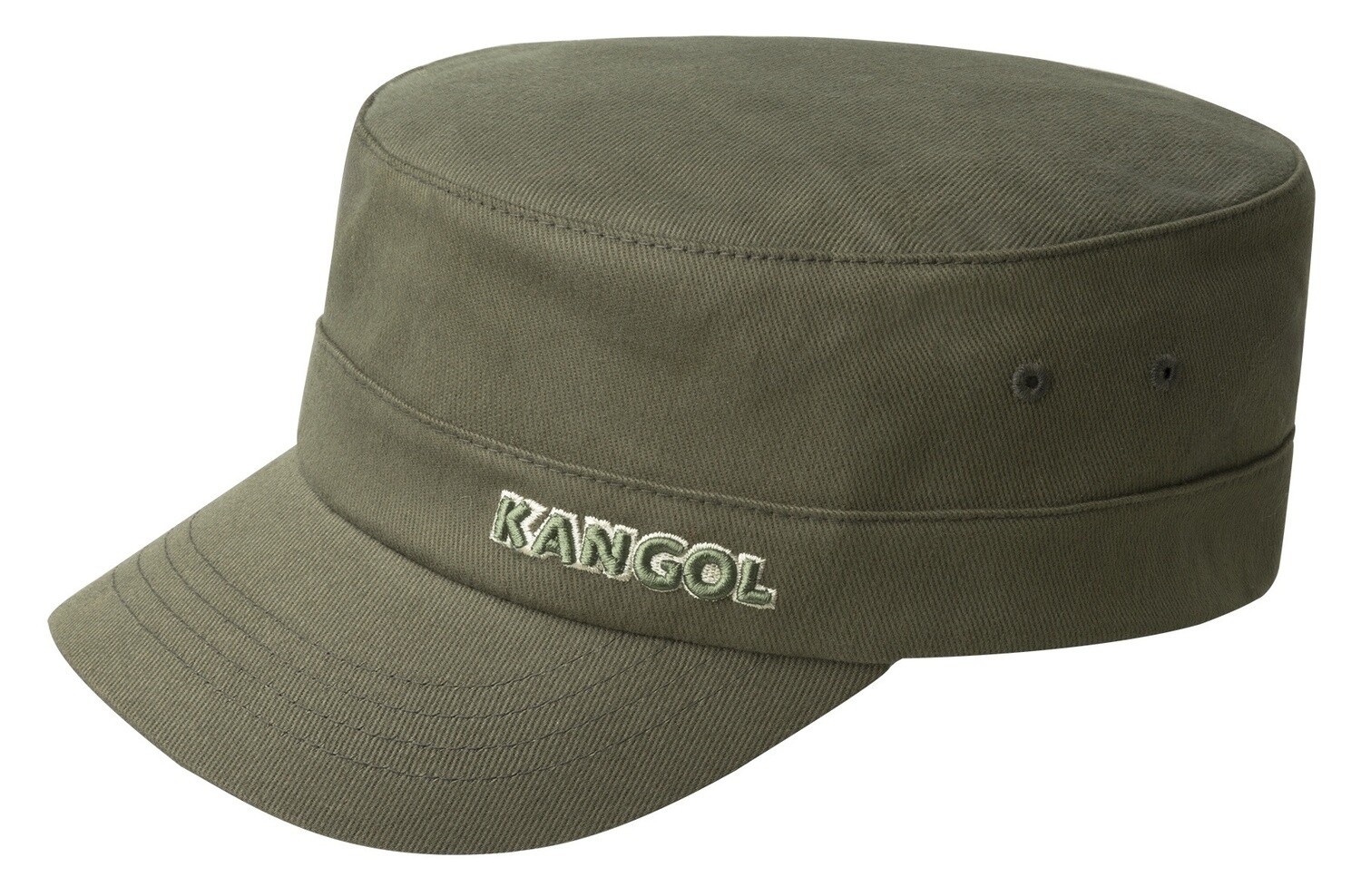 Cotton Army Twill Cap, Colour: Green, Size: S/M