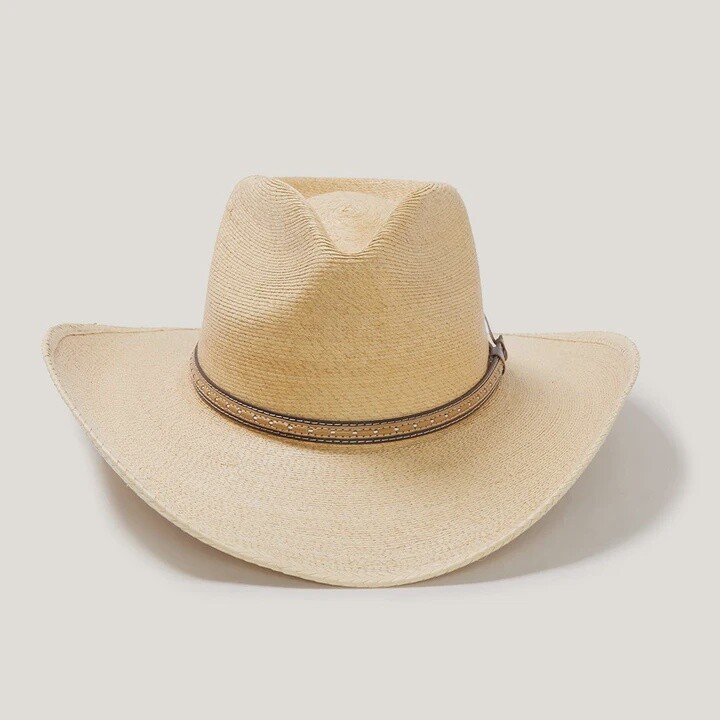 Sawmill Palm Leaf Western Hat, Size: Small