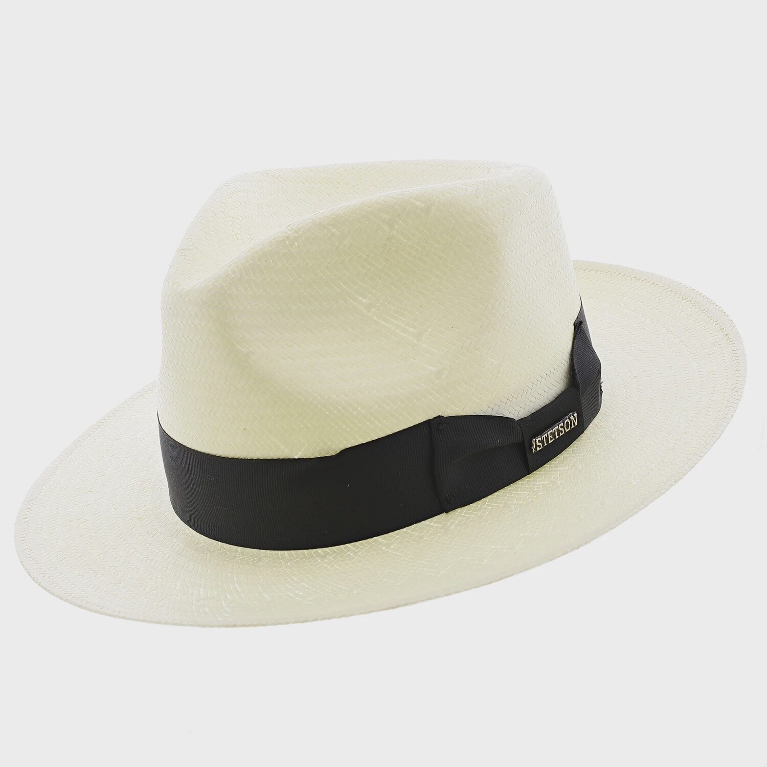 Adventurer Shantung Straw Fedora Hat, Size: Small