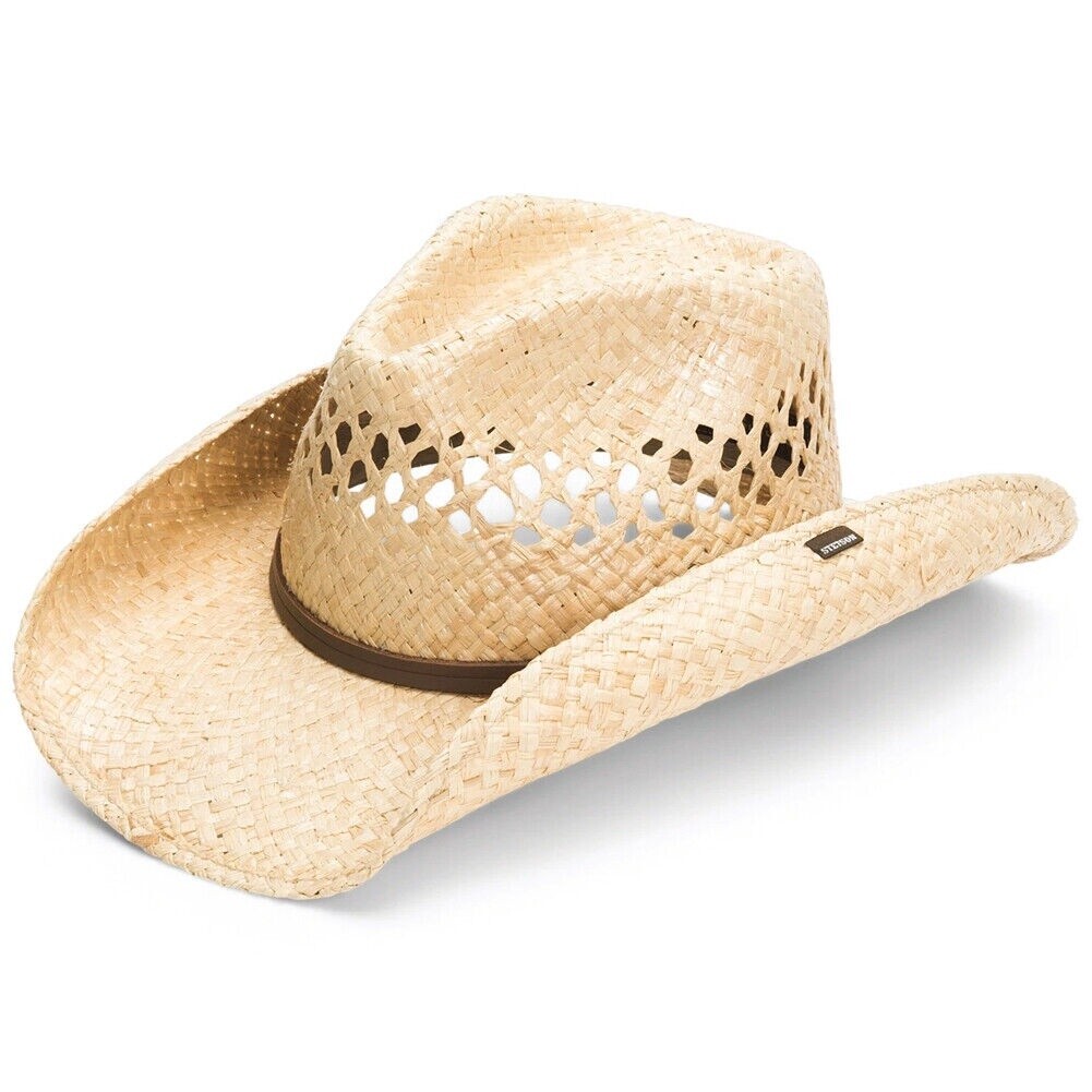 Bridger Natural Straw Hat, Size: Small