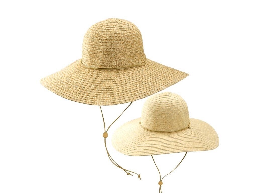 Intercoastal Paper Braid Wide Brim w/ Chincord, Size: O/S, Colour: Natural