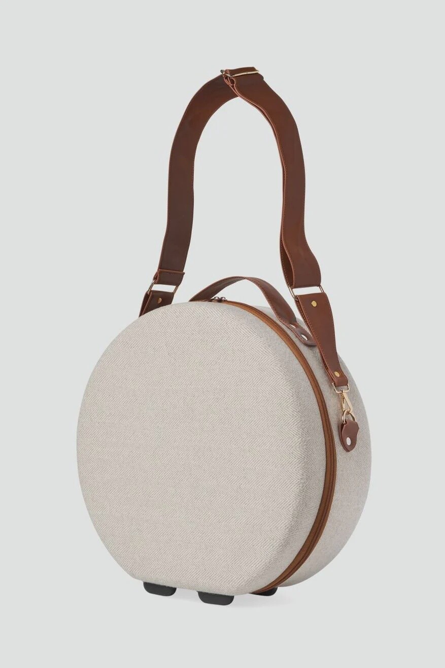 Done Proper Fedora Travel Case, Colour: Cream/Beige