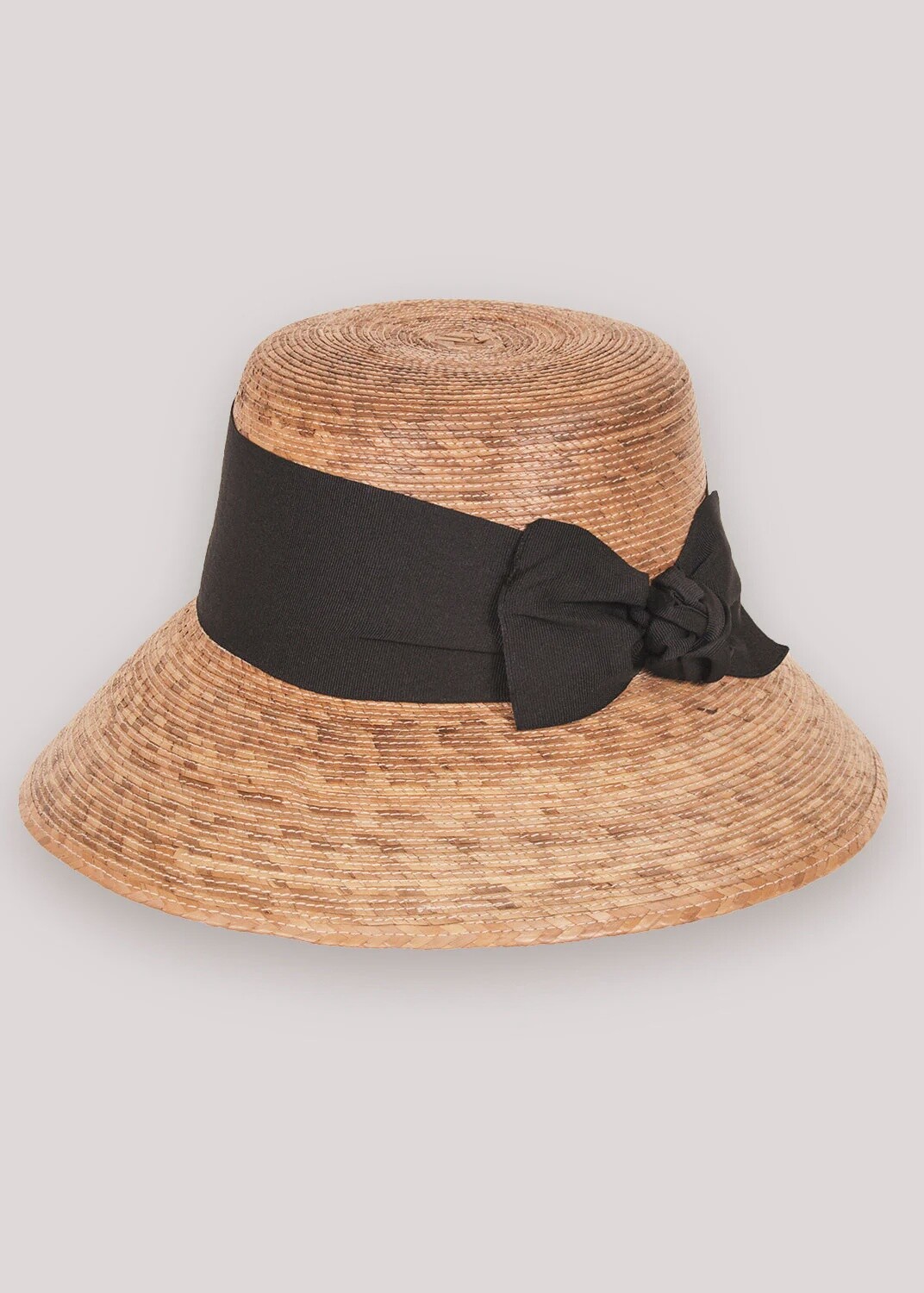 Somerset Black Band Palm Straw Hat, Size: O/S