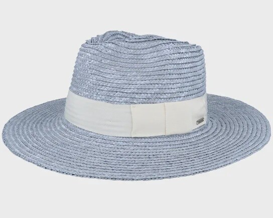 Joanna Short Brim Wheat Straw Hat, Size: XS, Colour: Haze