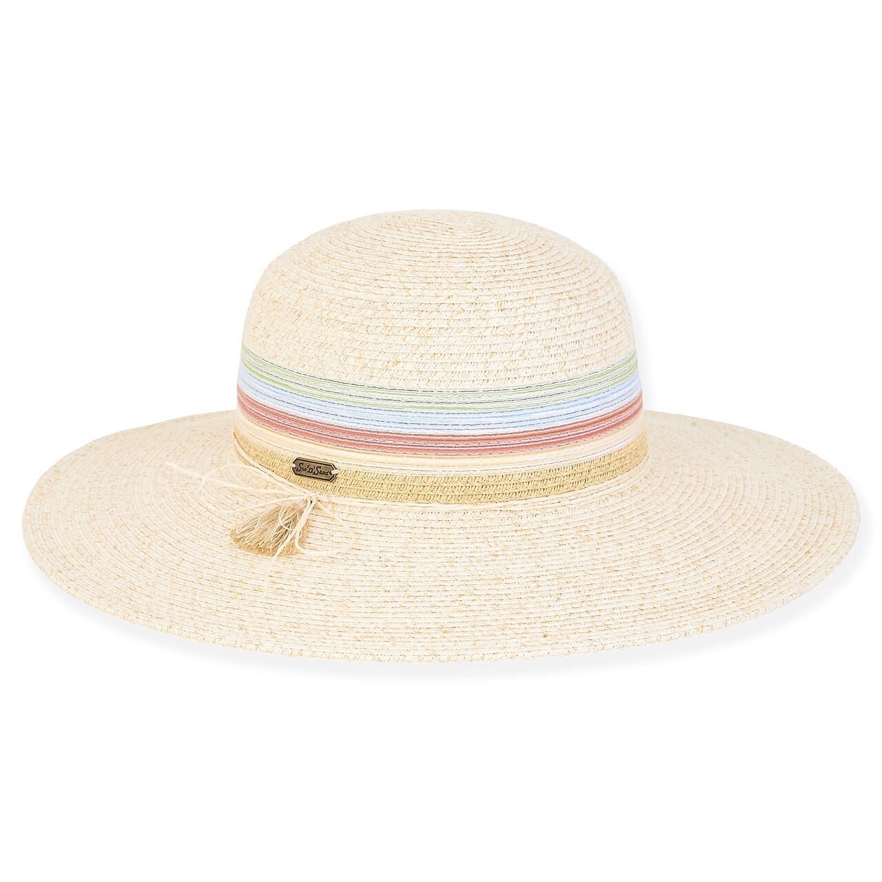 HH2832 Pinamar Paper Braid Floppy Hat, Size: O/S, Colour: Ivory A